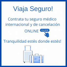 Viaja Seguro! Contrata tu seguro médico internacional y de cancelación ONLINE!